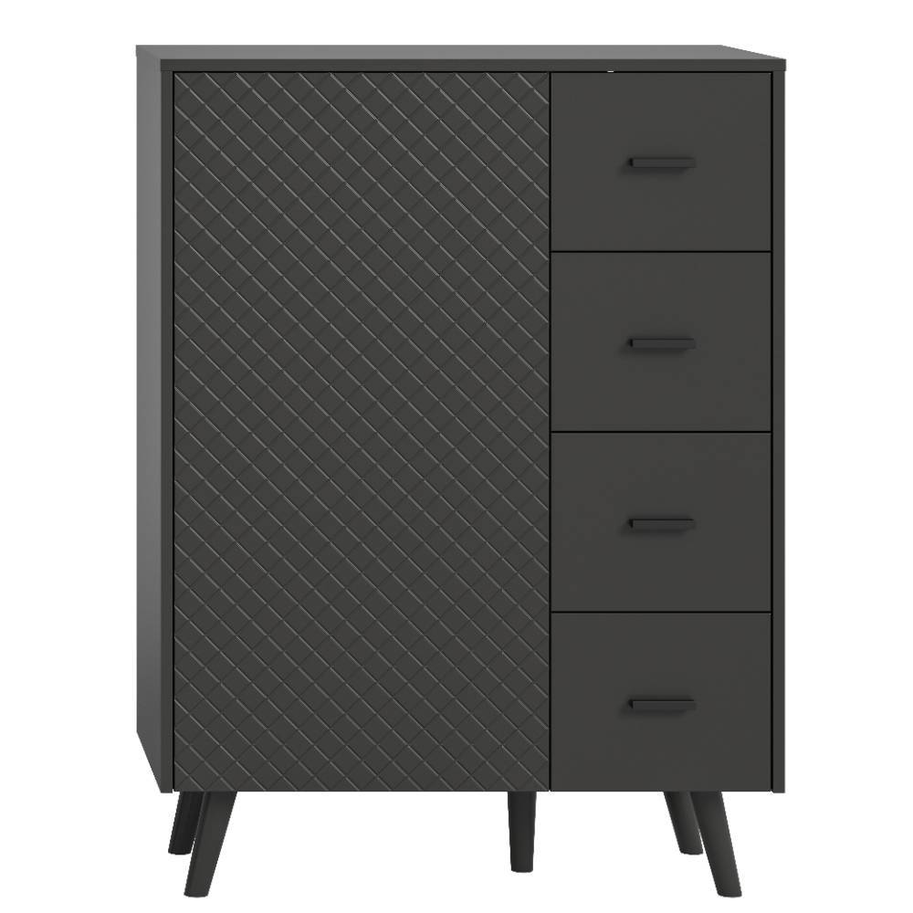 Kombi-Highboard in Mattgrau - Natal