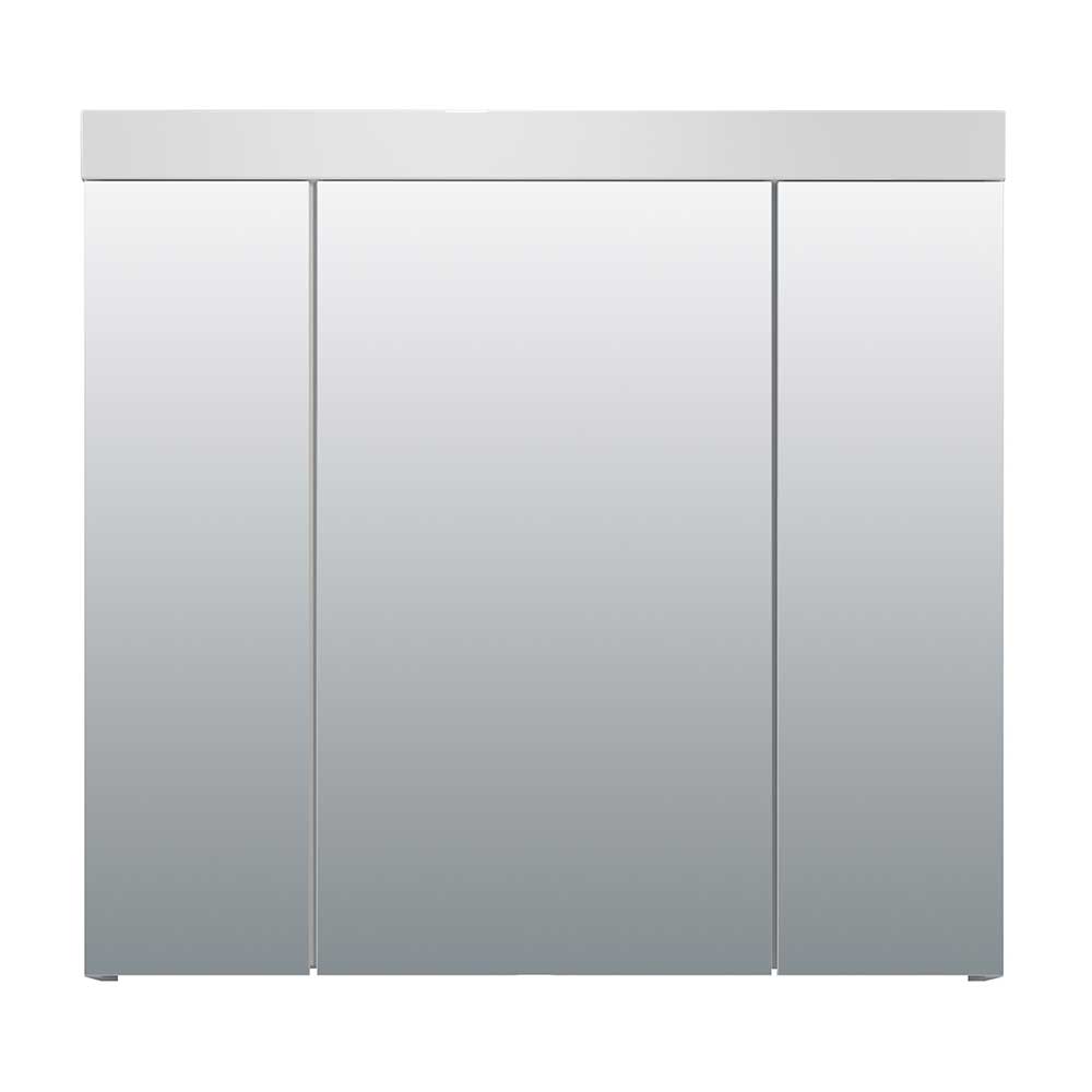 Badezimmer Spiegelschrank 3-türig - 80x75x16 cm - Pago