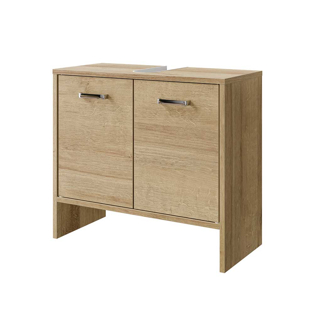 Waschbeckenunterschrank in Eiche Dekor - Madeonary