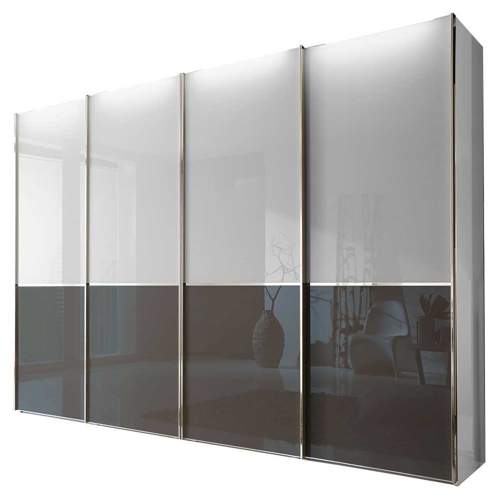 Topp Glas Schlafzimmerschrank 300 cm breit - Jassona