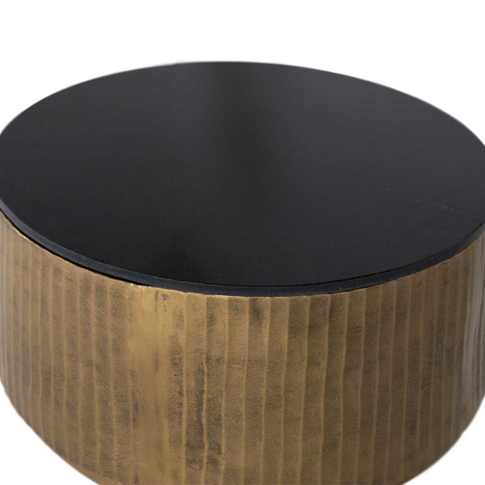 Couchtisch in Schwarz und Bronze - Pietras