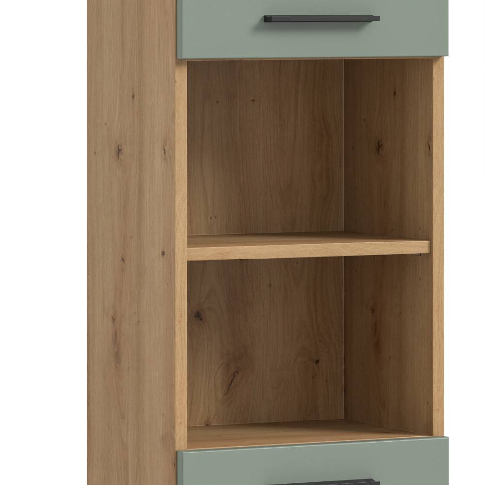 Badezimmer-Möbel-Arrangement in Salbei - Tamdato (vierteilig)