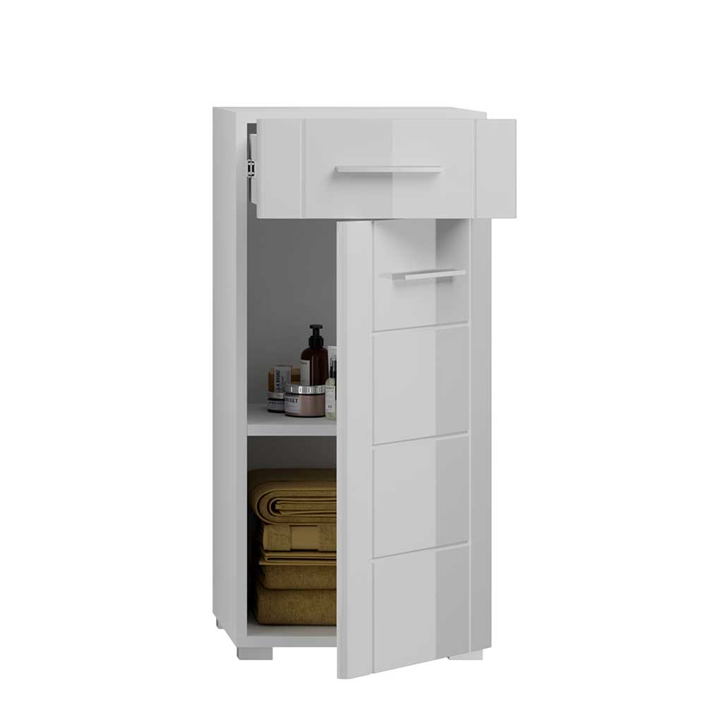 Hochglanz Badezimmermöbel Set-Angebot - Raidah (dreiteilig)