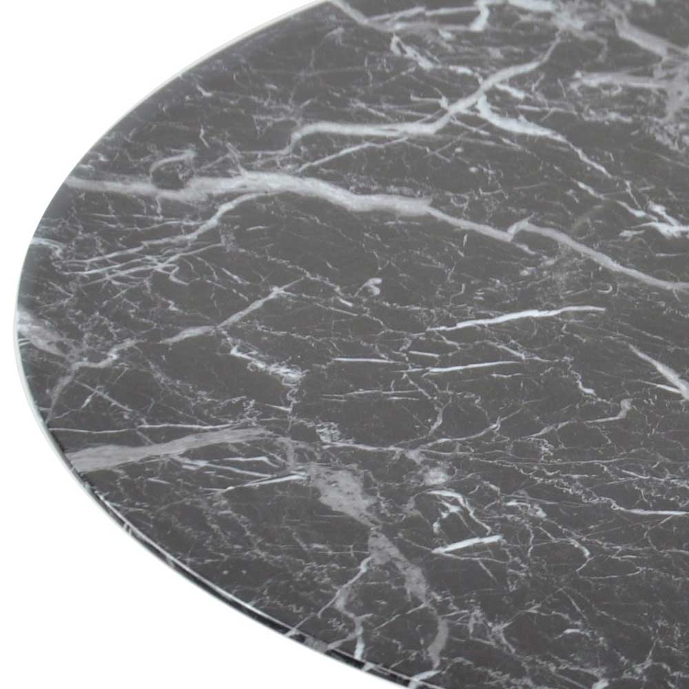 Runder Retro Esstisch mit Trompetenfuß - Zilly