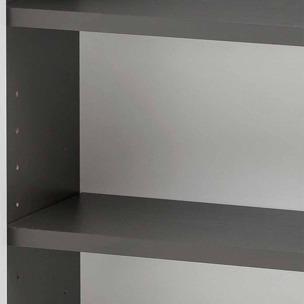 Bad Oberschrank in Dunkelgrau - Novelya