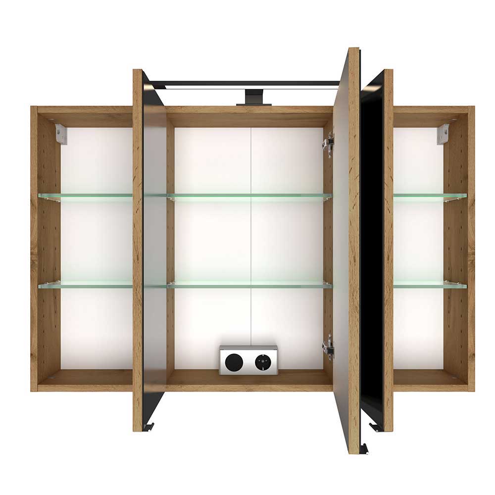 Waschkonsole & LED Spiegelschrank - Arazony I (zweiteilig)