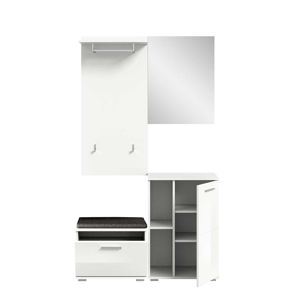 Vierteiliges Garderobenmöbel  Set in modernem Design - Rugova