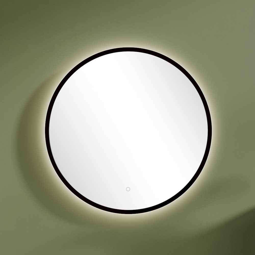 Runder Badezimmerspiegel mit LED Beleuchtung - Crystoga