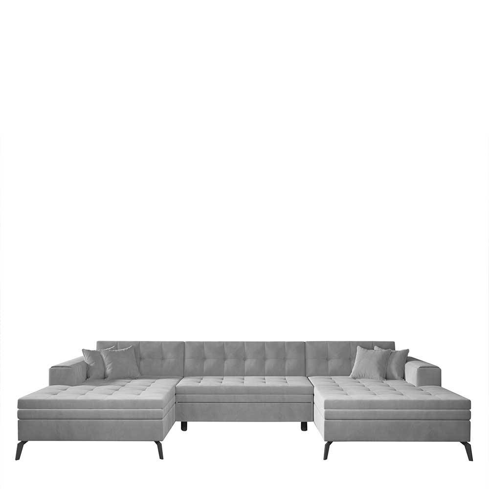 5-Sitzer Wohnlandschaft in U-Form mit Bettfunktion - Sidrana