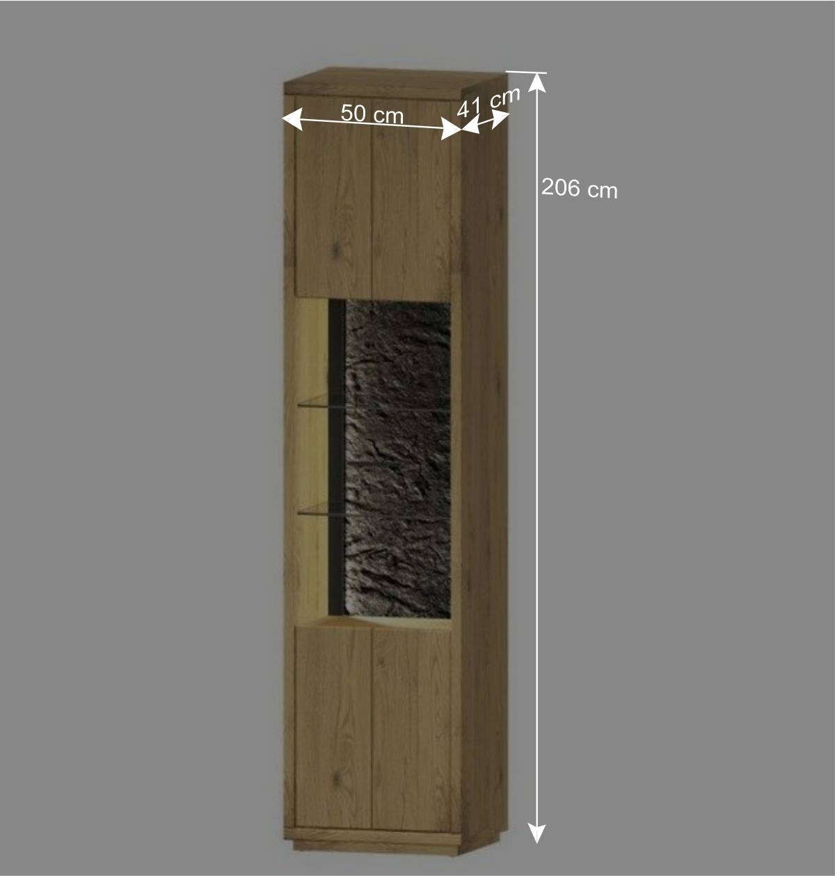 Design-TV-Wohnwand Set modern - Friburgo (dreiteilig)
