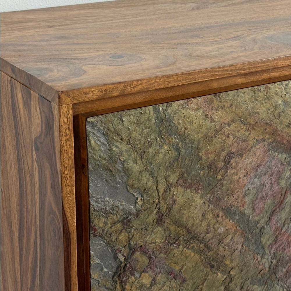 Design-Sideboard aus Sheesham Massivholz - Lucinda