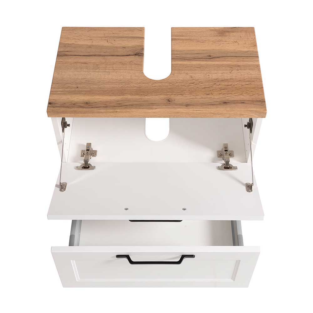 Waschplatzmöbel und Midischrank Set - Gyatso (dreiteilig)
