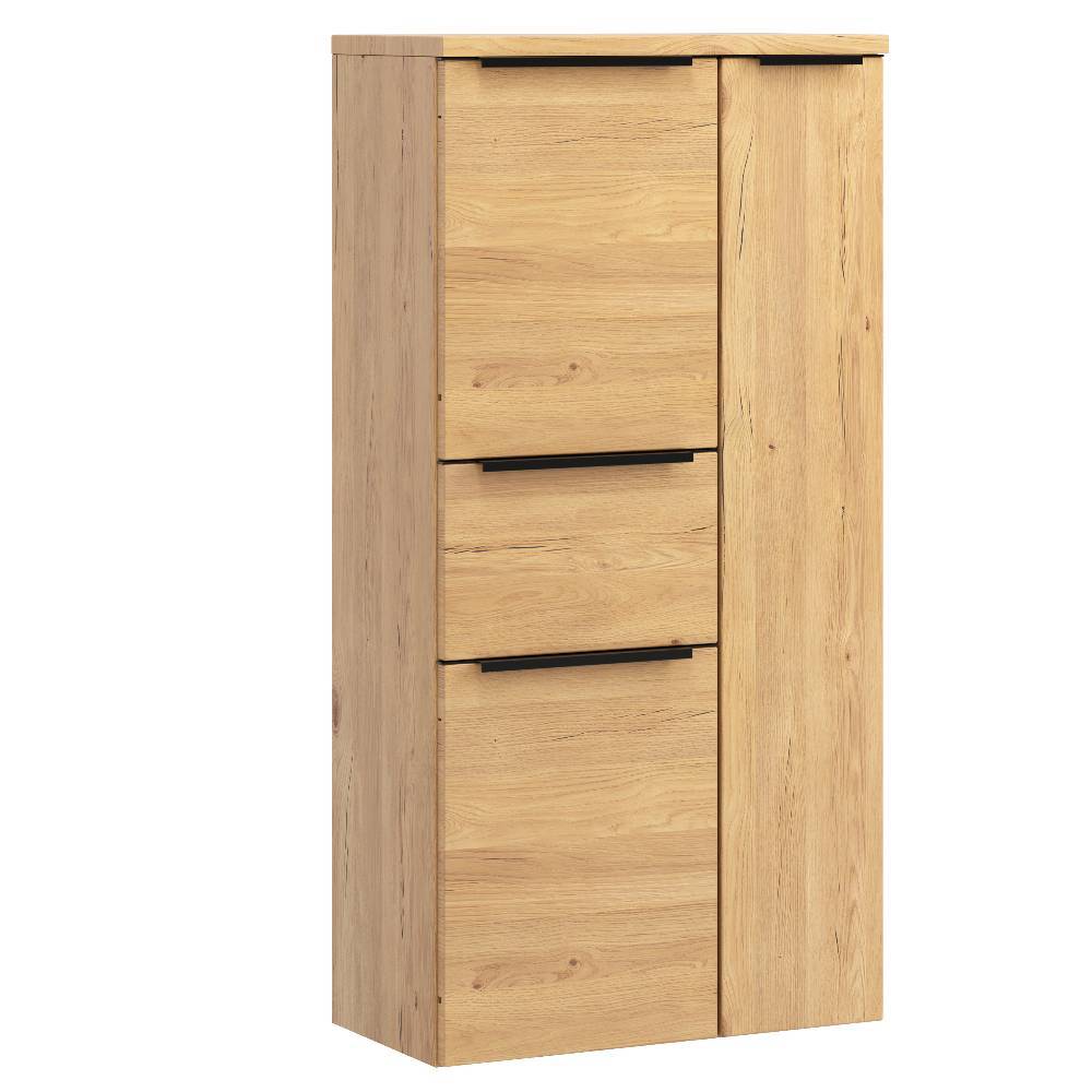 Badezimmer Midischrank in Wildeichefarben - Jawa