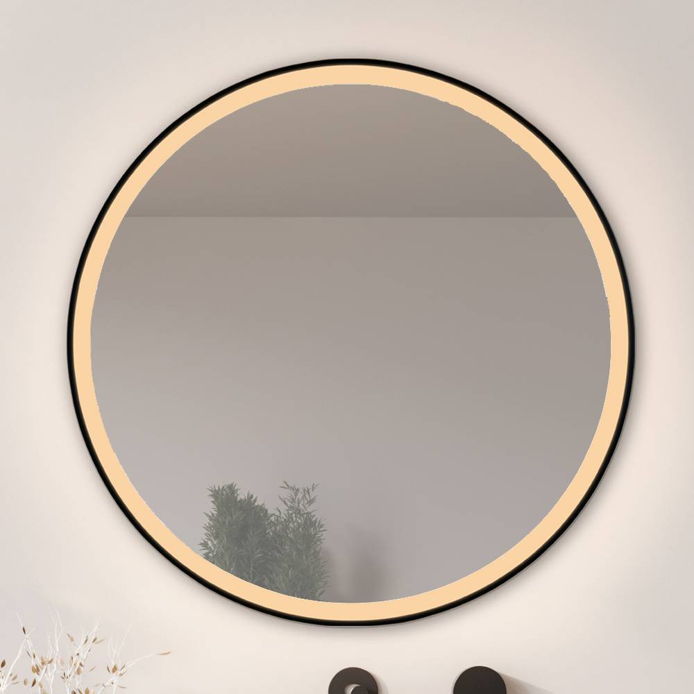 60cm runder Badspiegel mit LED Beleuchtung - Desert