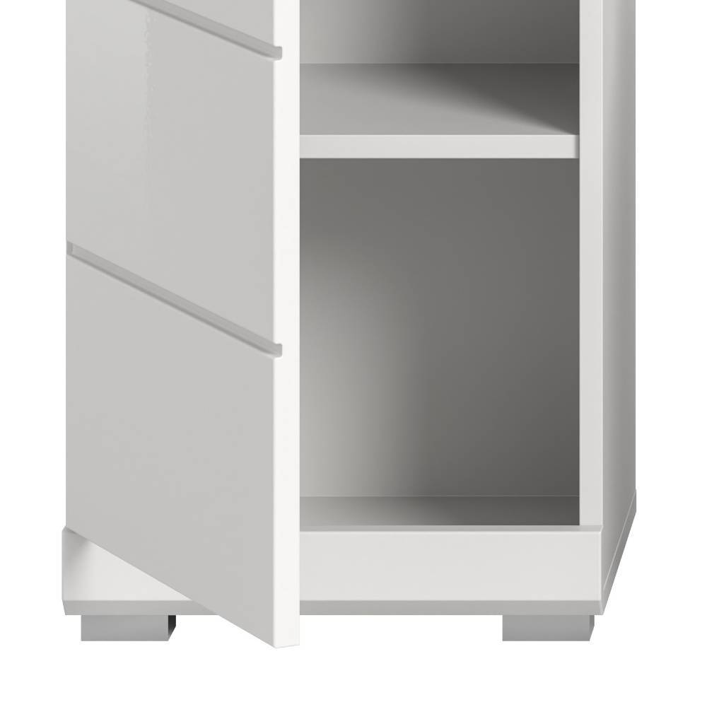 Weißes Badmöbelset modern - Henriette (dreiteilig)
