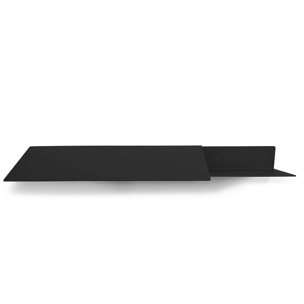 Hängende Design-Schreibtisch-Konsole in Schwarz - Vidal