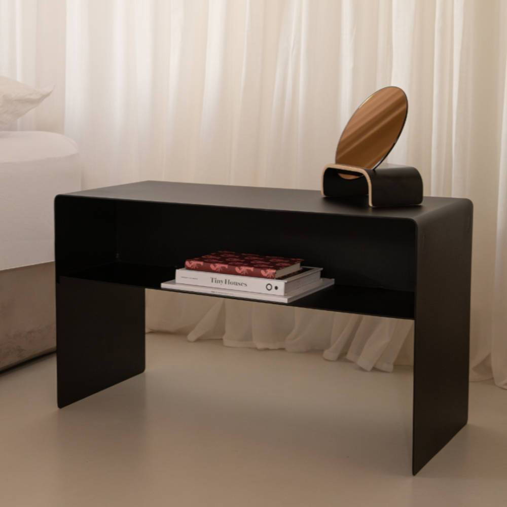 Design-Anstelltisch in Schwarz - Woodna