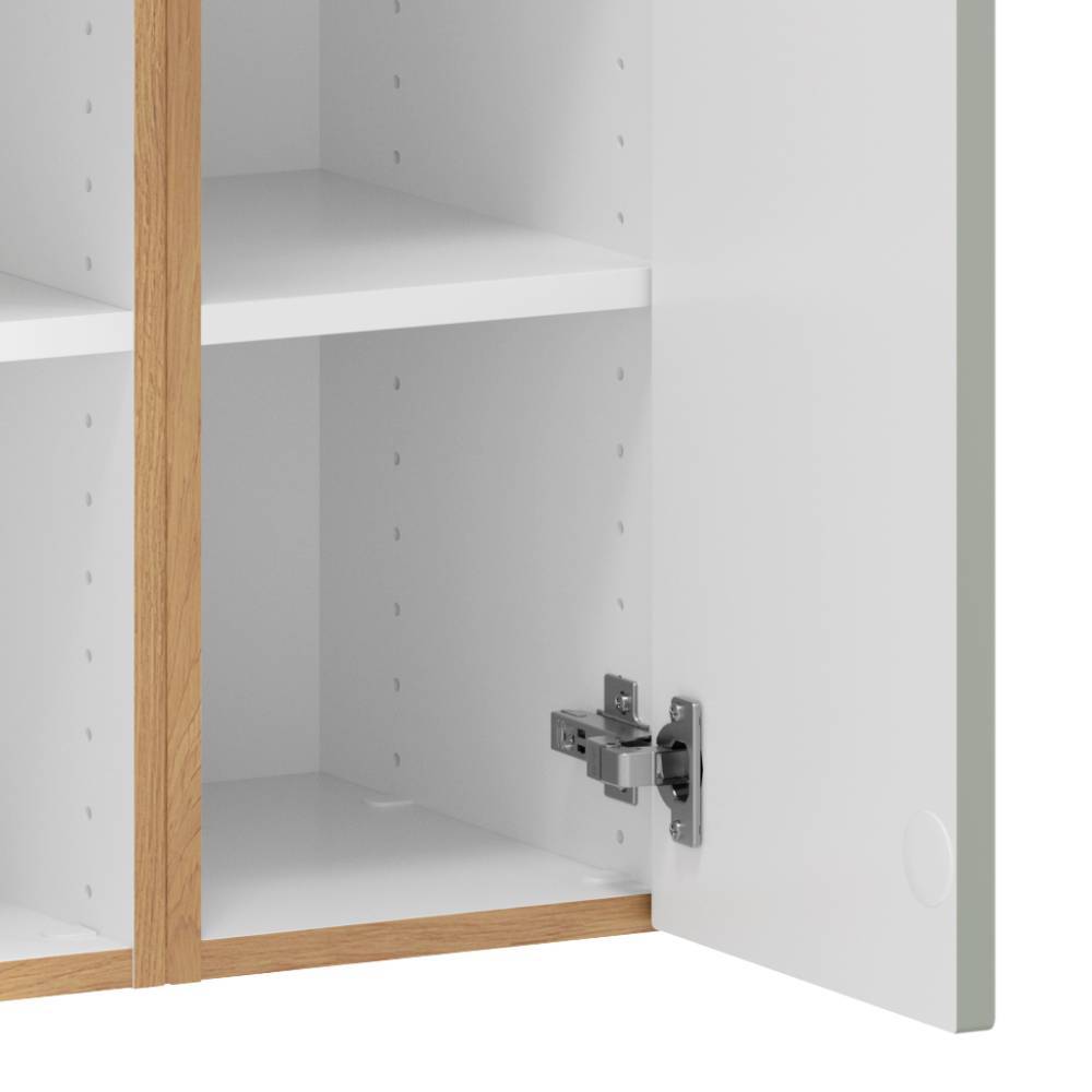 Badezimmer Midischrank in Graugrün - Bibiana