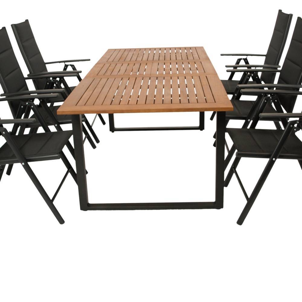 Outdoor-Essgruppe modern - Jillma (siebenteilig)