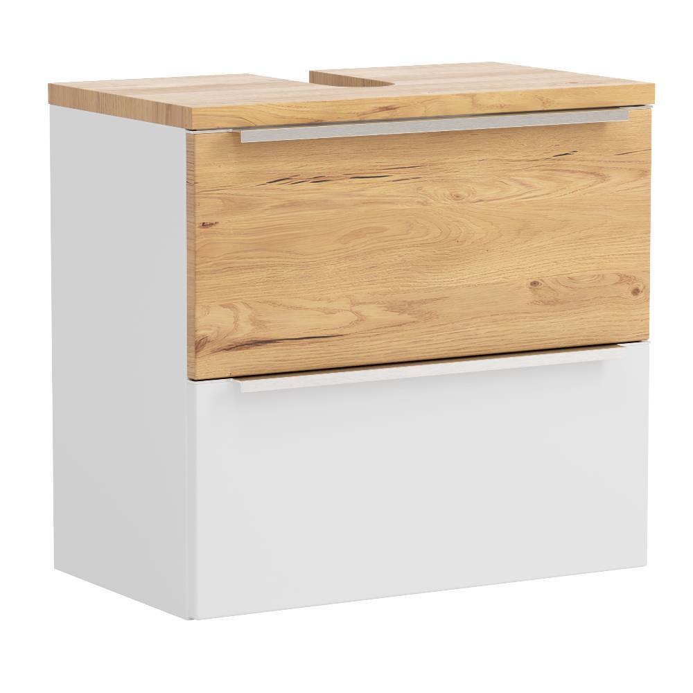 Waschbeckenschrank & Spiegelschrank Set - Yvonja (zweiteilig)