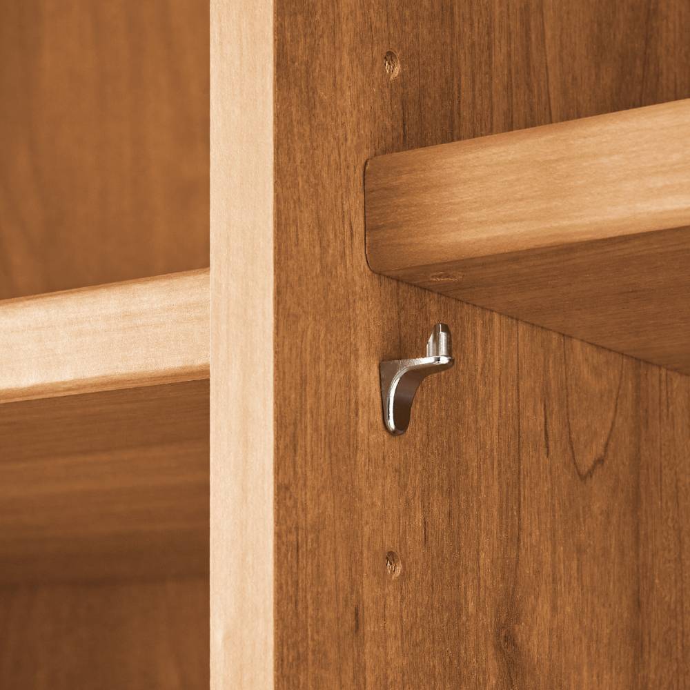 7-türiger Kleiderschrank in Erle teilmassiv - Murray