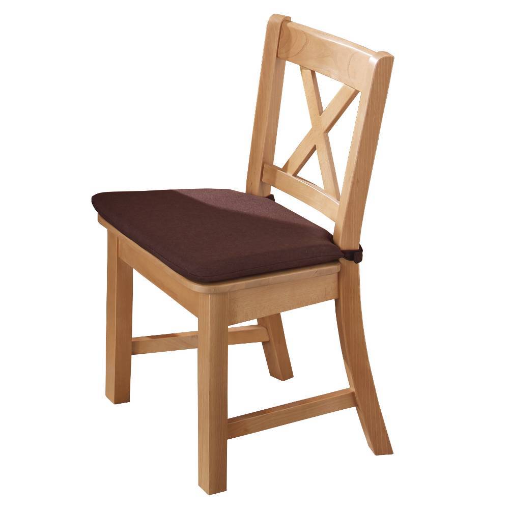 Buchenholz Stuhl mit braunem Polster f
 Esszimmer 
 Pena
