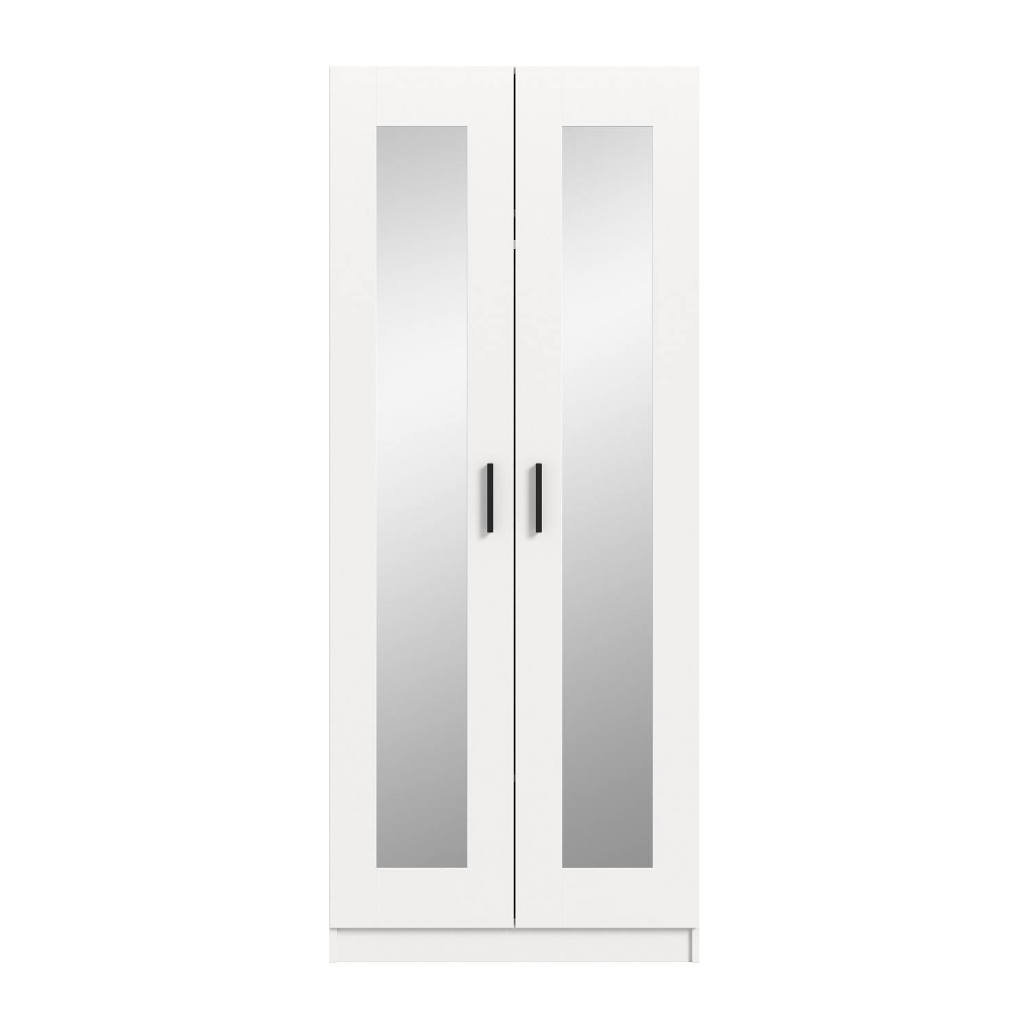 Hoher Drehtürenschrank mit großen Spiegelflächen - Bilbo