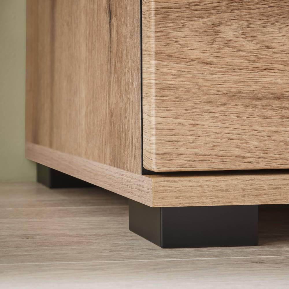 TV Lowboard in Eiche Dekor - Brocus