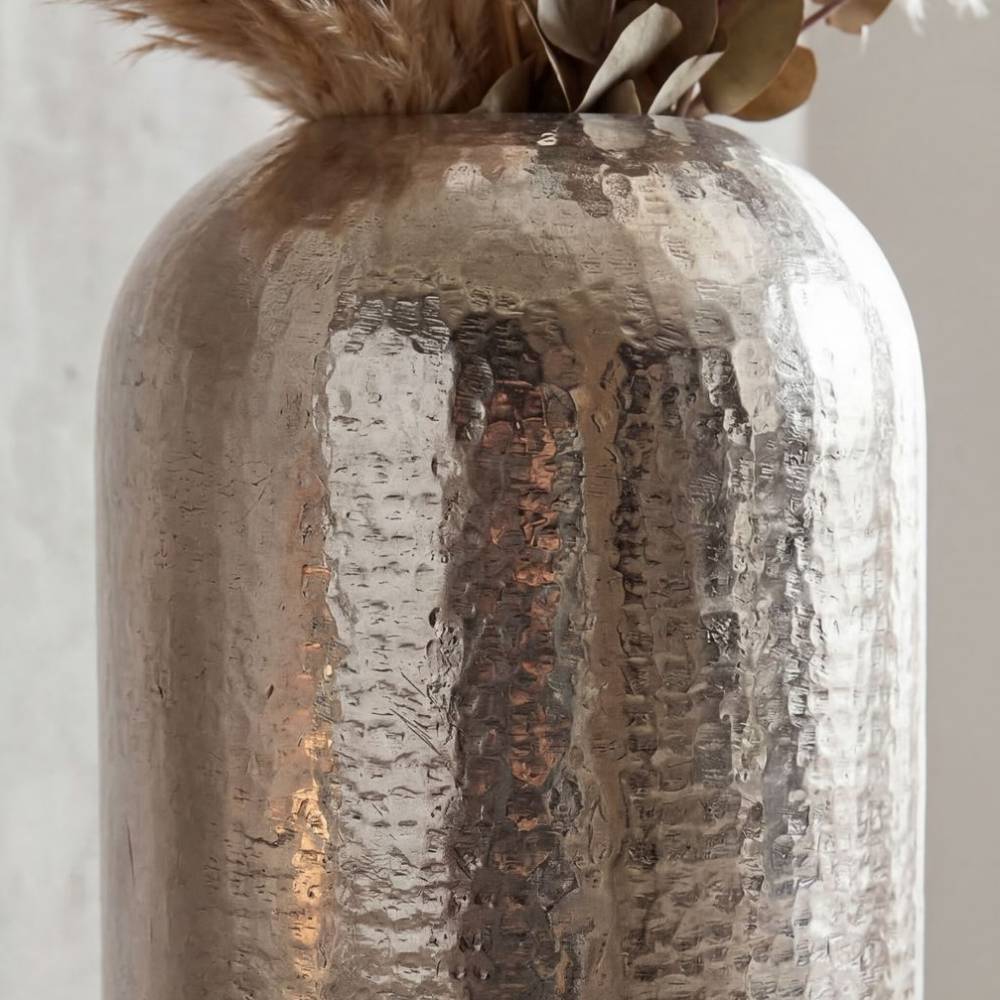 45cm hohe Vase aus Aluminium - Zashy