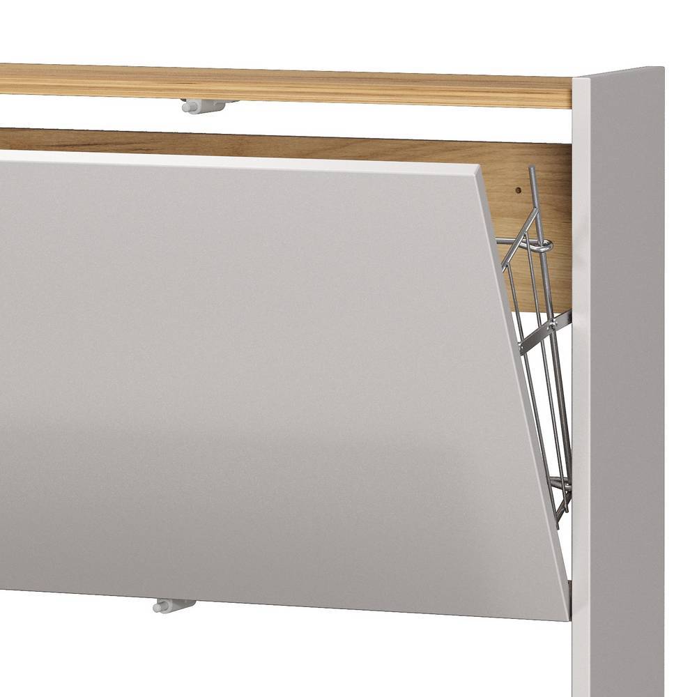 Hänge-Schuhschrank in Hellgrau - Adendras