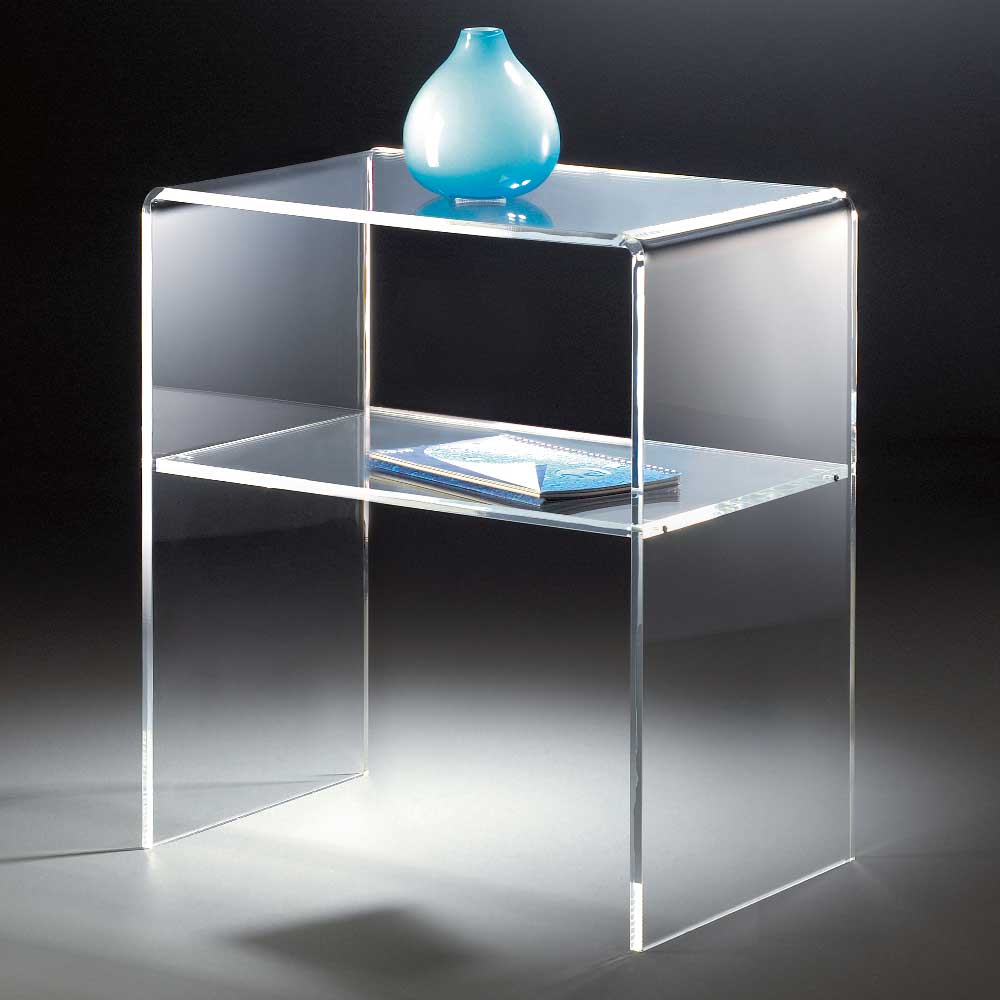 Acrylglas Beistelltisch mit 60 cm Höhe - Hugadano