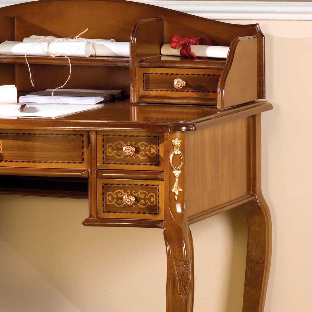 Barock Arbeitszimmer Möbel Natale mit Schreibtisch (zweiteilig)