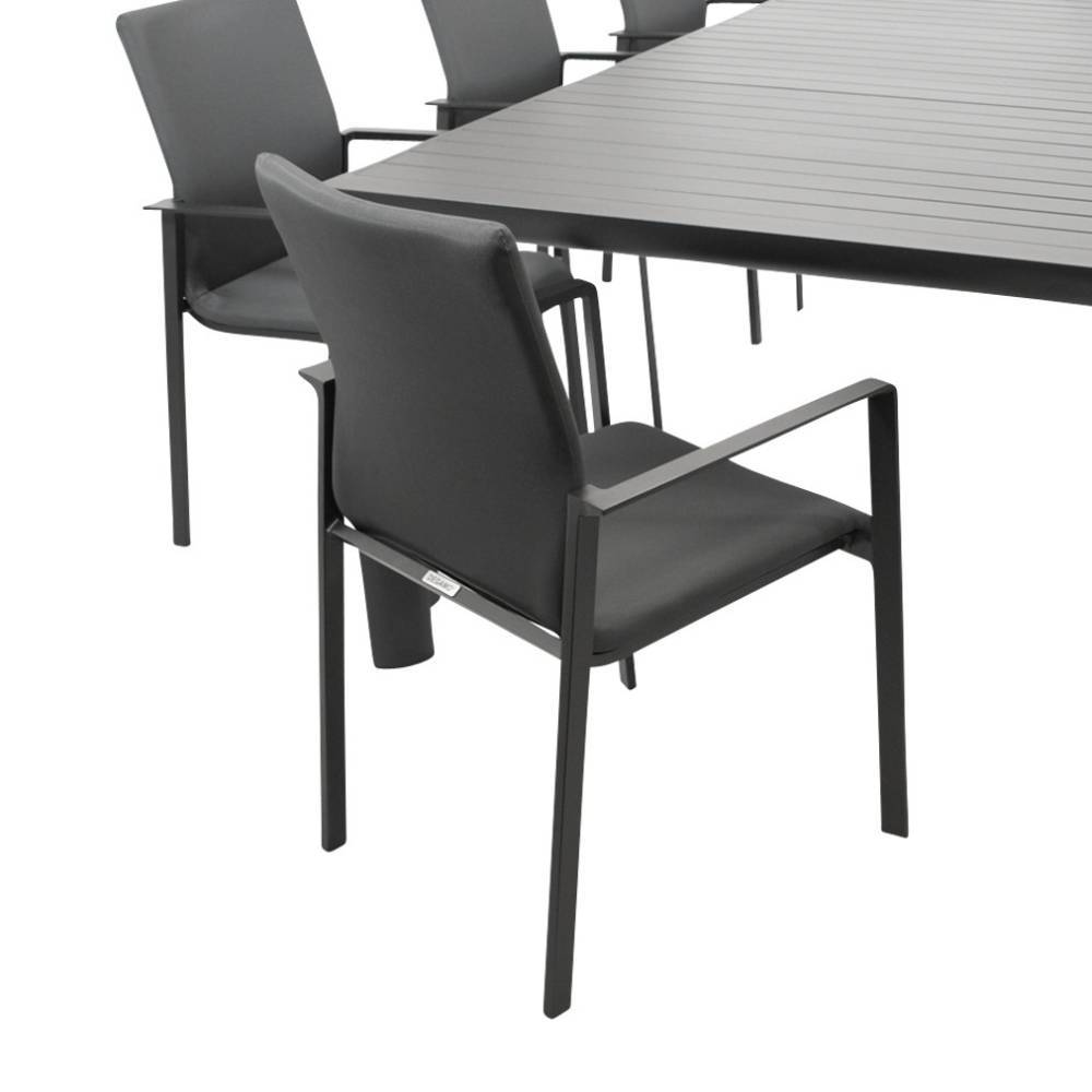 Outdoortisch und Stühle Set - Kempra (neunteilig)