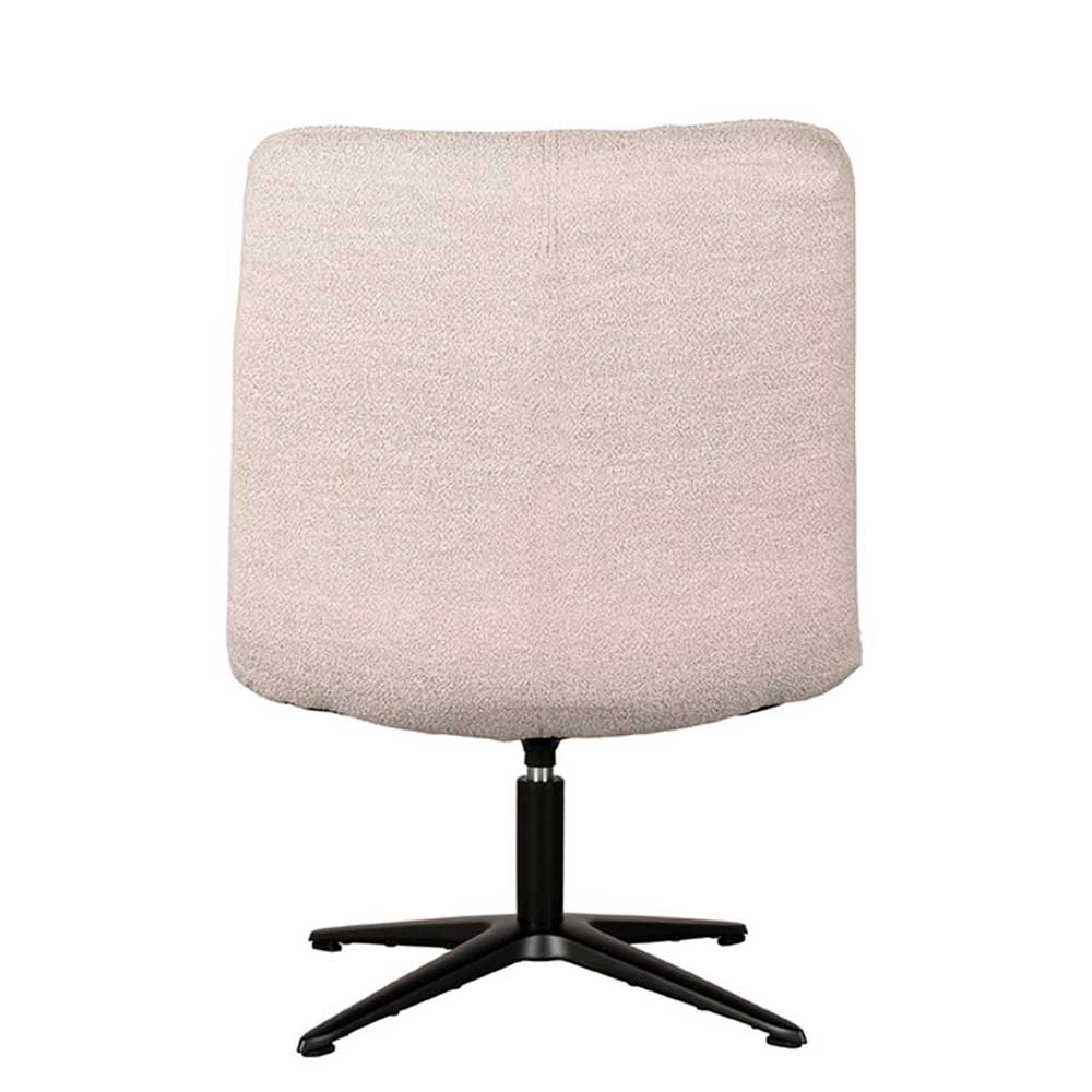 Boucle Sessel in Beigegrau - Drosalina