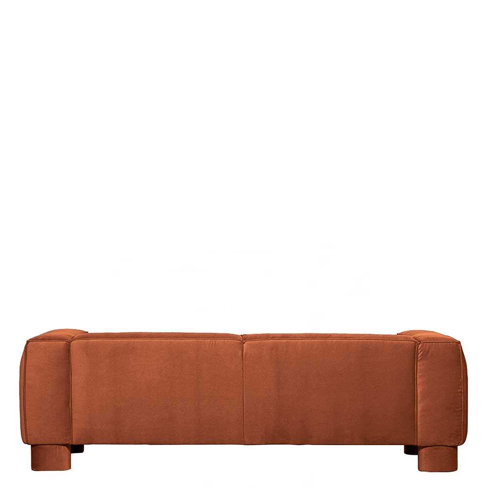 Wohnzimmer-Sofa in Apricot Samt - Champ