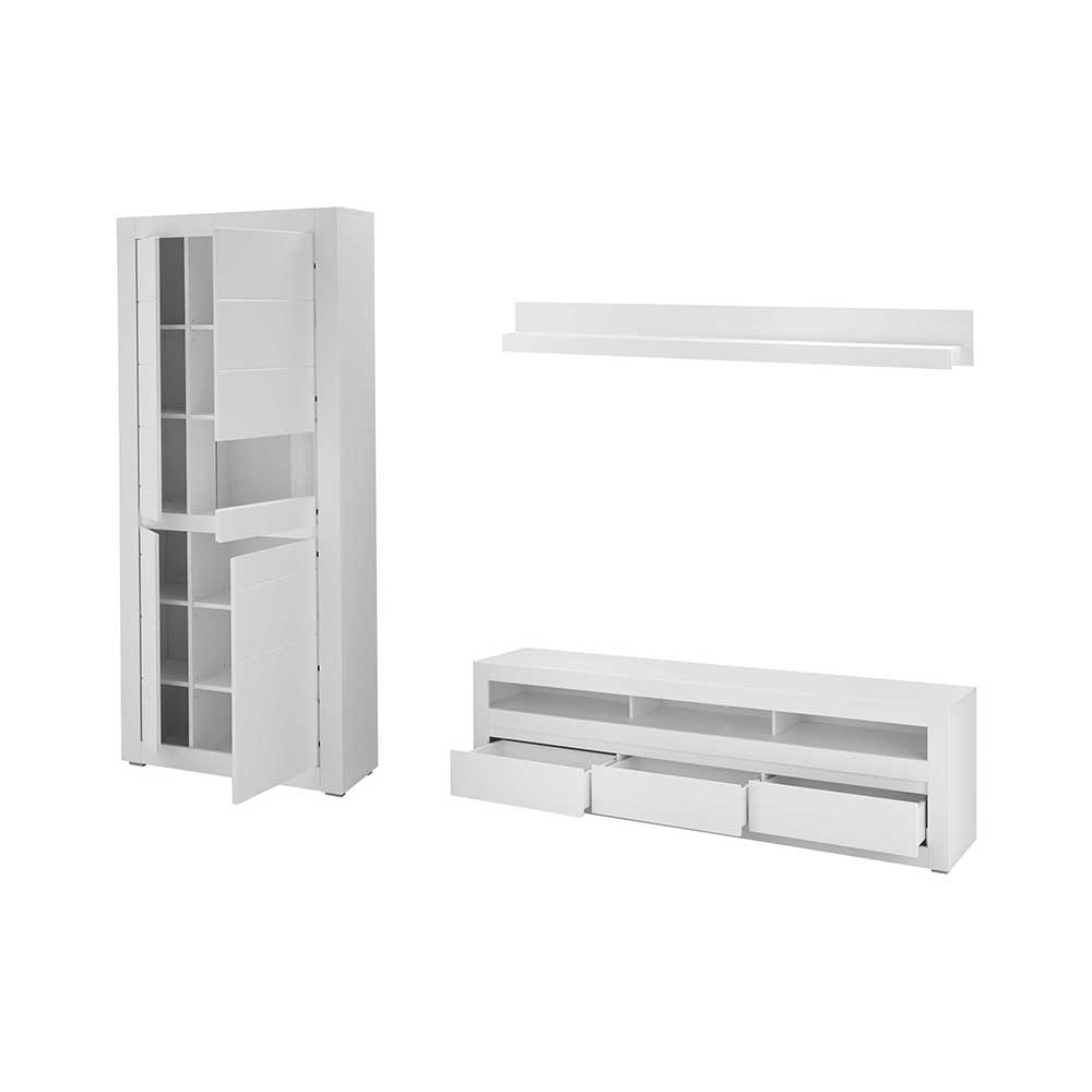 Wohnwand Set modern - Ilana (dreiteilig)