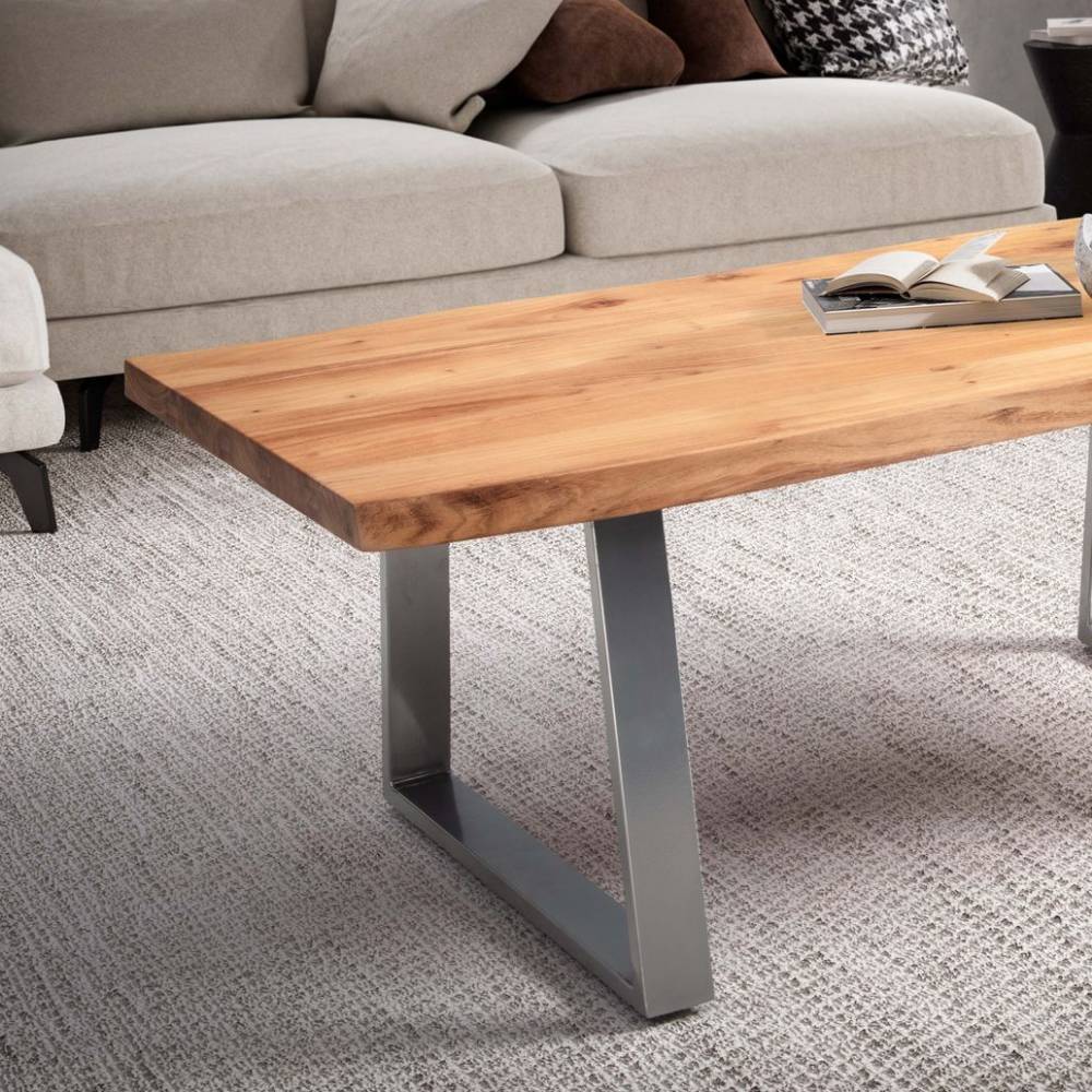 Design-Couchtisch mit Natur-Baumkanten - Haruki