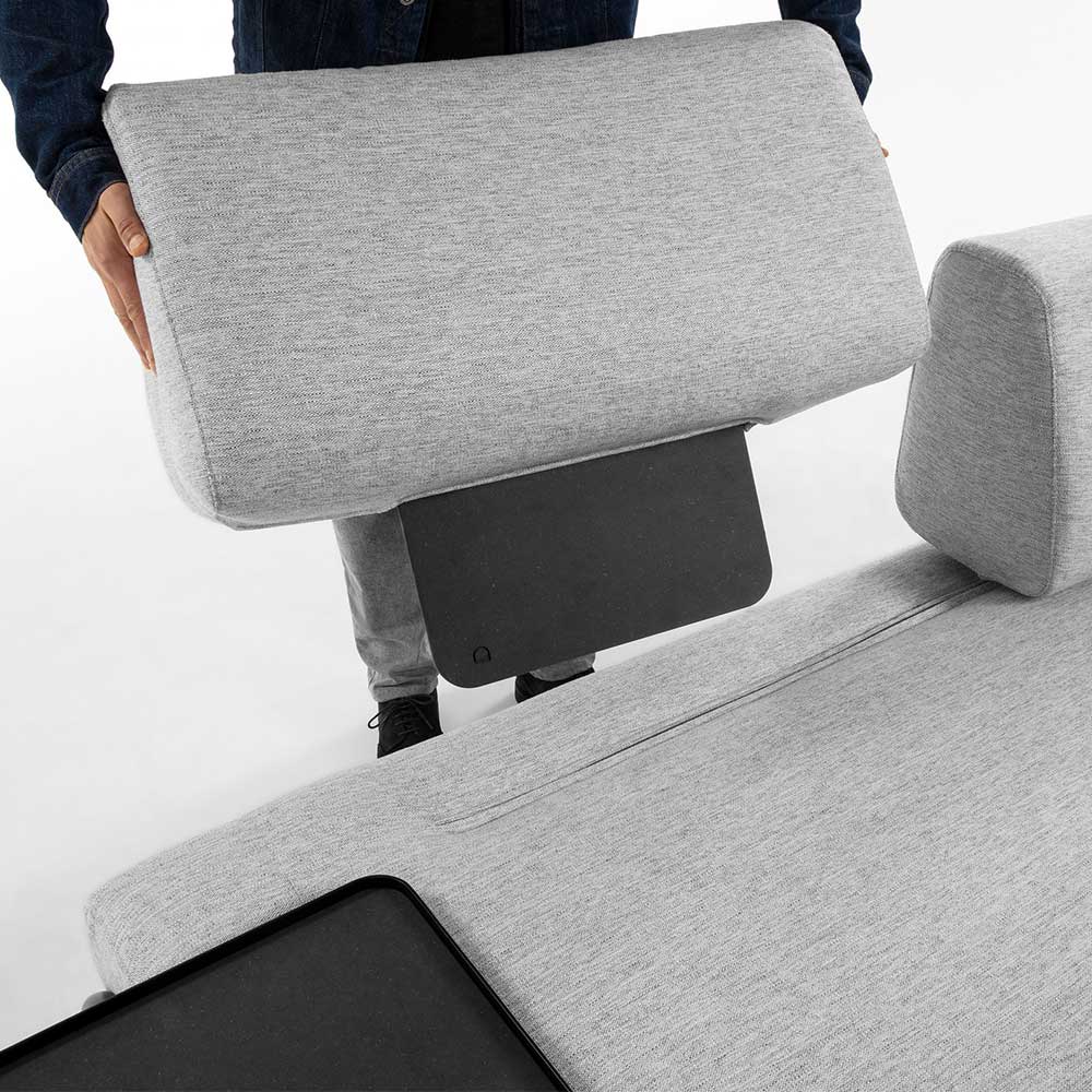 Design Sofa mit abnehmbarem Stecktisch - Ragusta