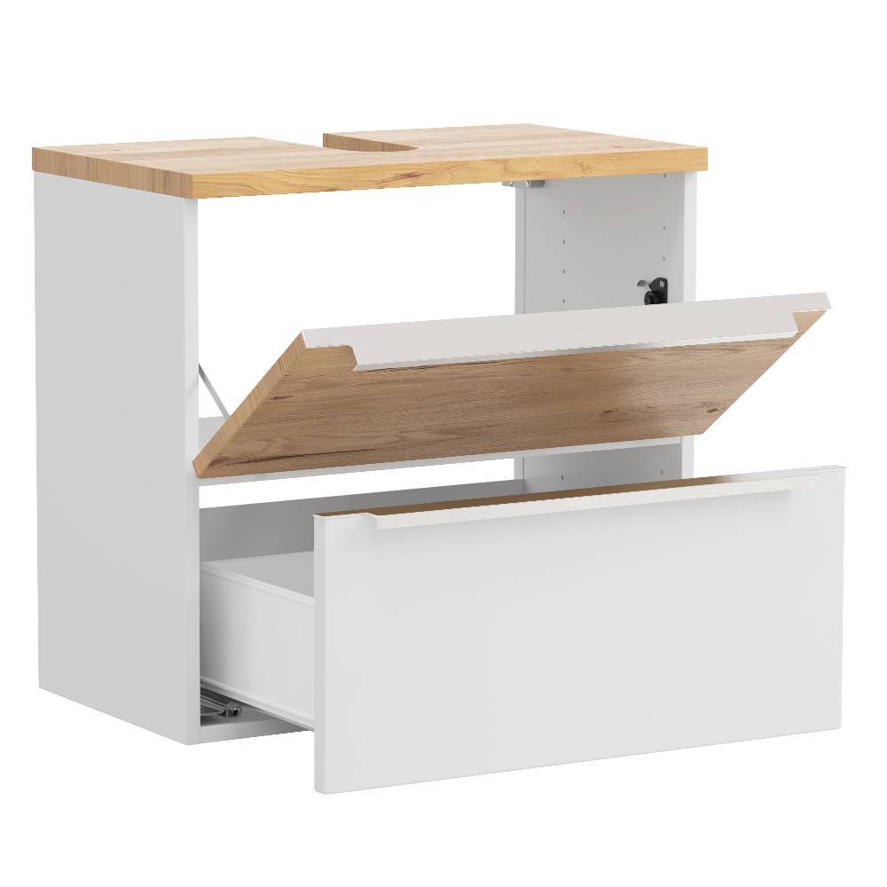 Waschbeckenschrank & Spiegelschrank Set - Yvonja (zweiteilig)