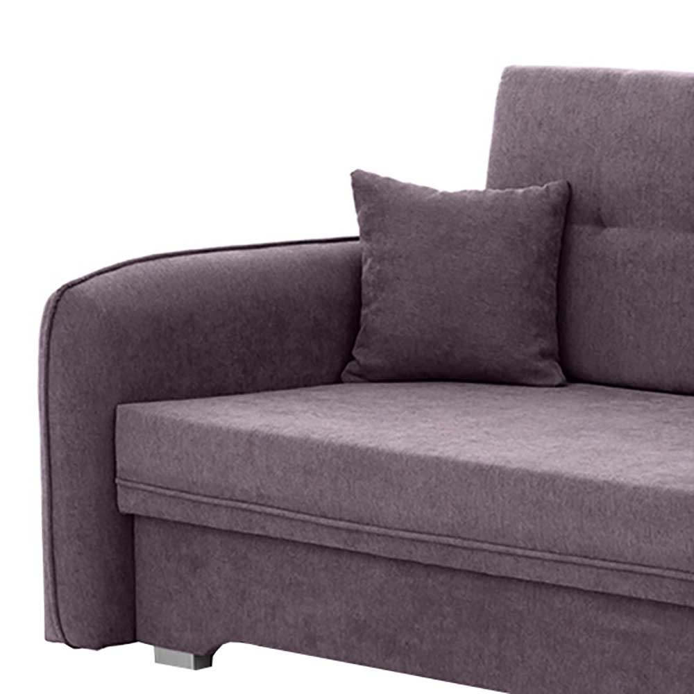 Velours Couch in Mauve mit Federkern - Speccia