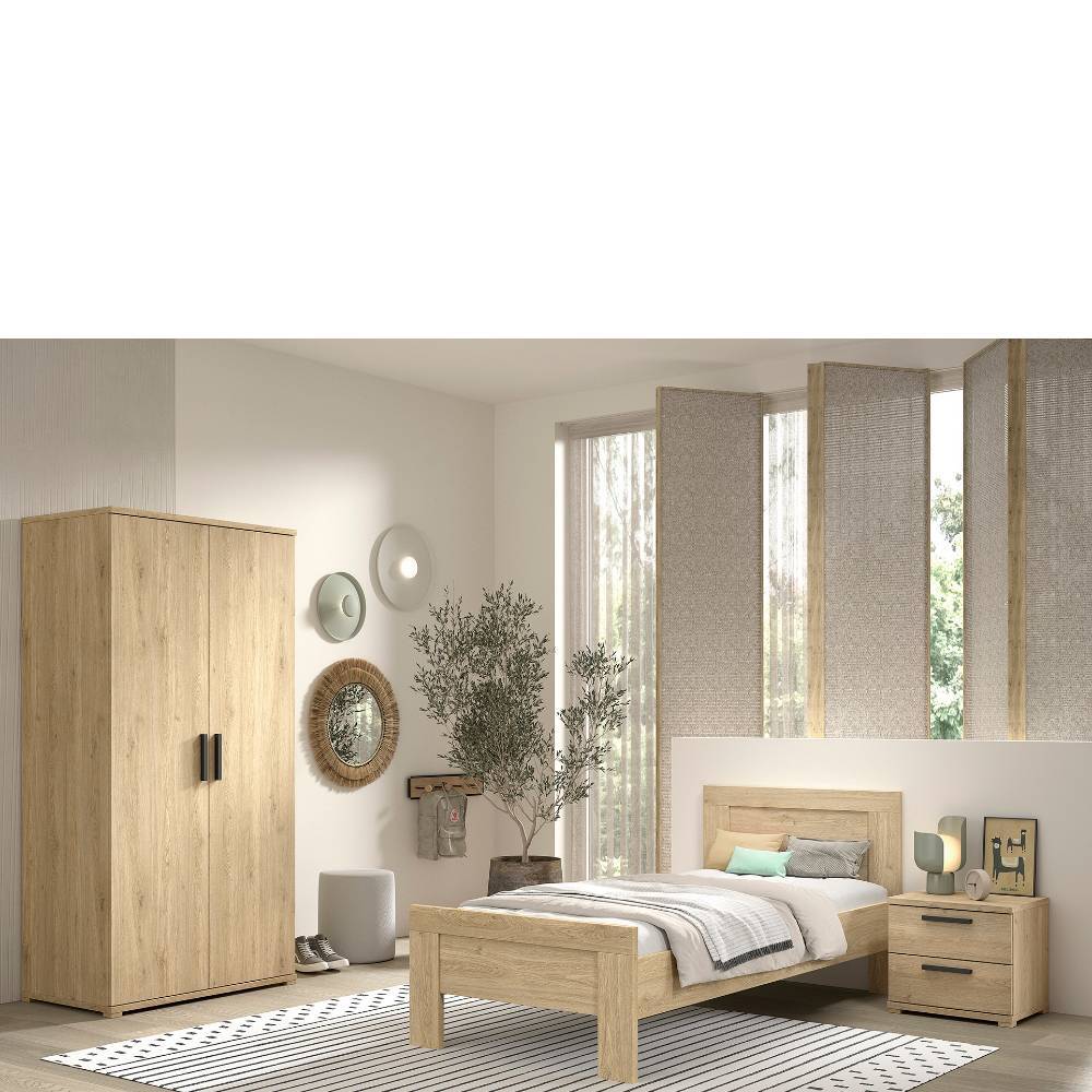 Jugendzimmer Möbelset in Eiche - Choice (dreiteilig)