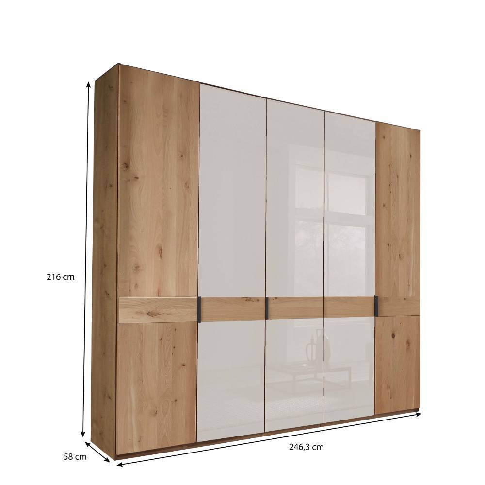 Schlafzimmer Kleiderschrank mit fünf Türen - Crucav