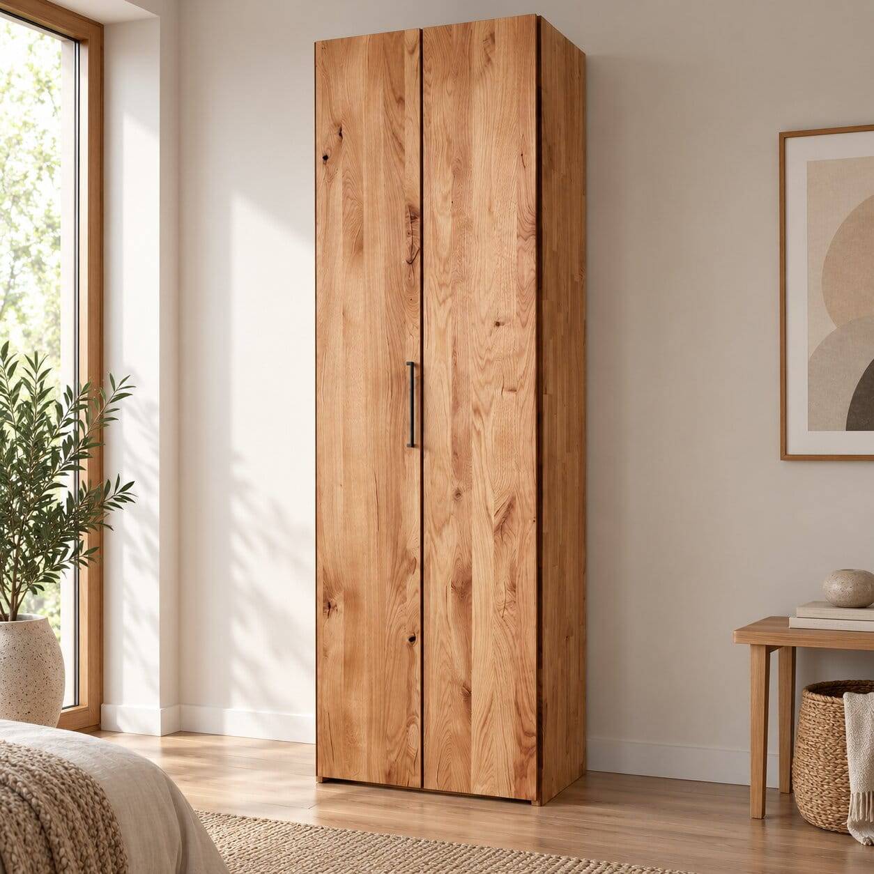1-türiger Falttüren-Schrank fürs Schlafzimmer - Zaisan