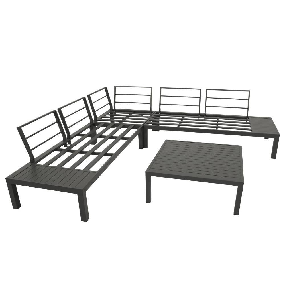 Outdoor Lounge Ecksofa mit Tisch - Stramo (vierteilig)