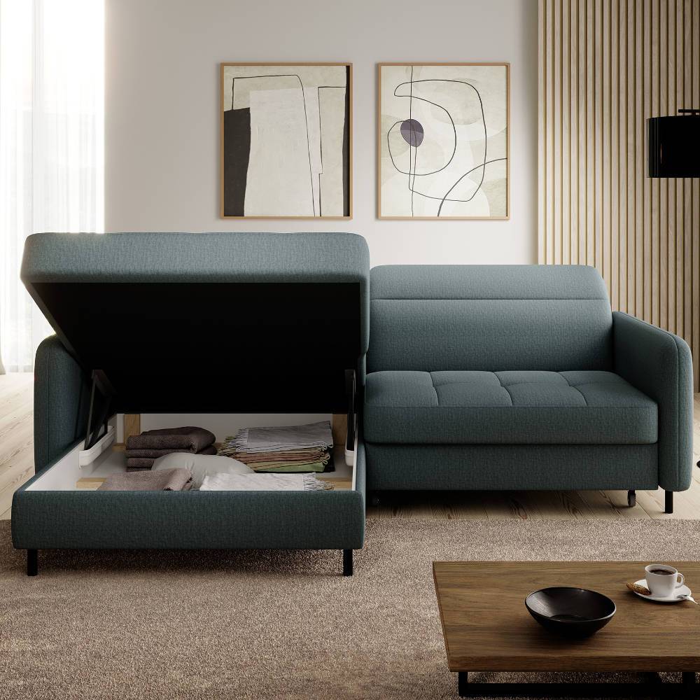 Wohnzimmer Eckcouch mit Schlaffunktion - Haik
