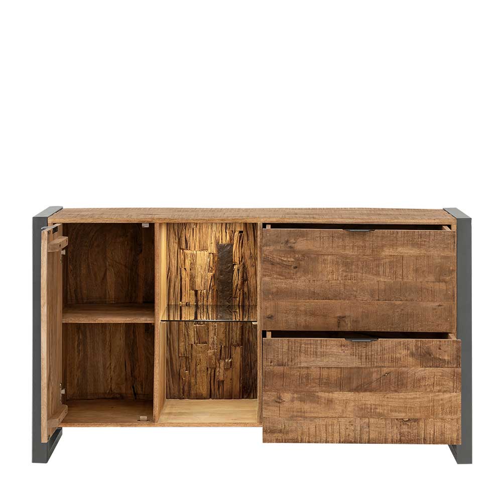 Industrial Sideboard mit LED Beleuchtung - Acira