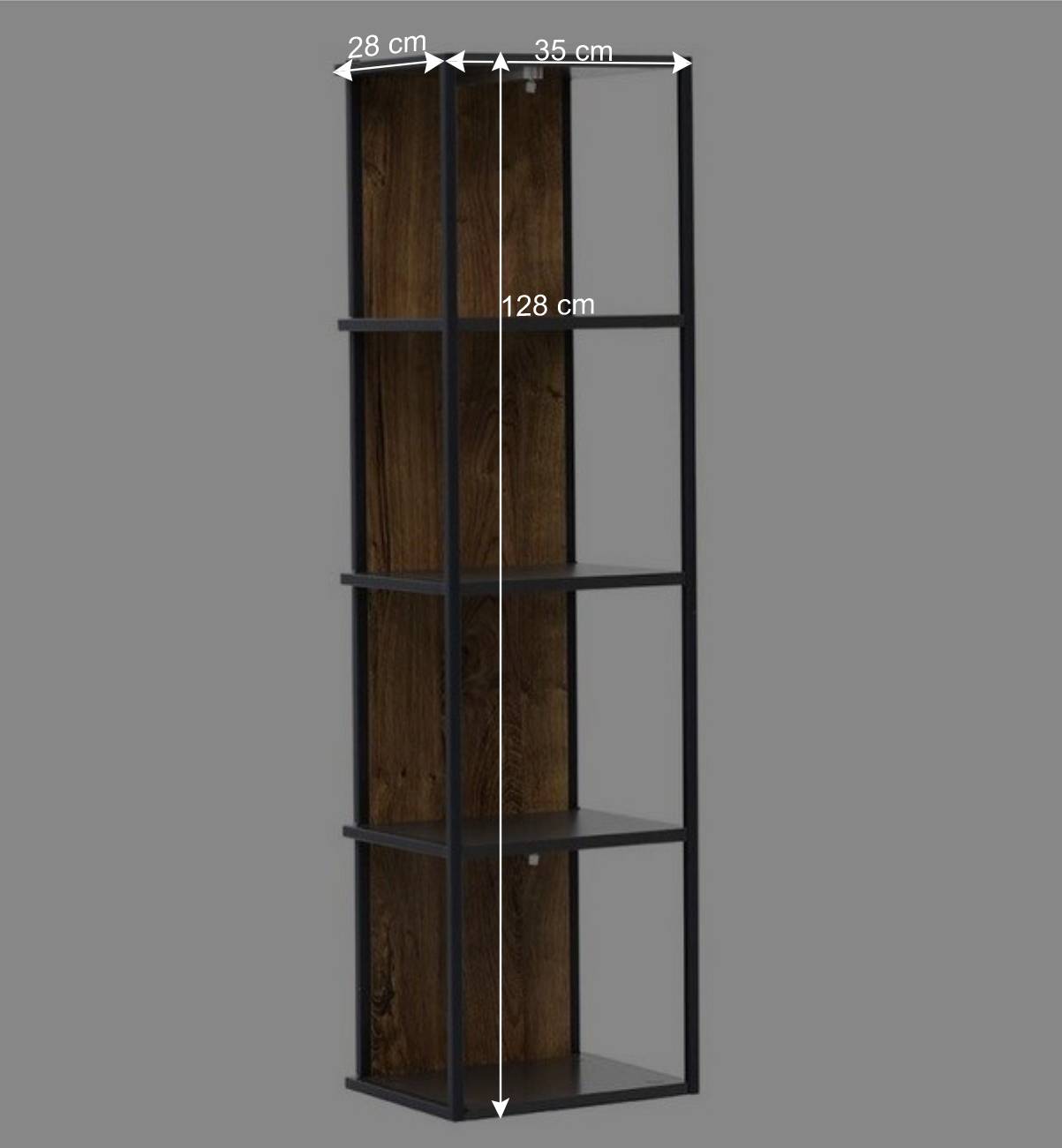 Wohnwand Designmöbel Set - Xindus (vierteilig)