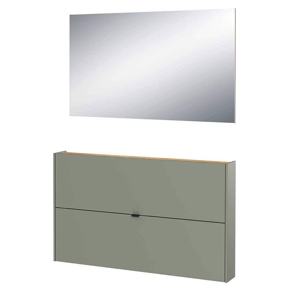 Schuhschrank und Spiegel Set - Point (zweiteilig)