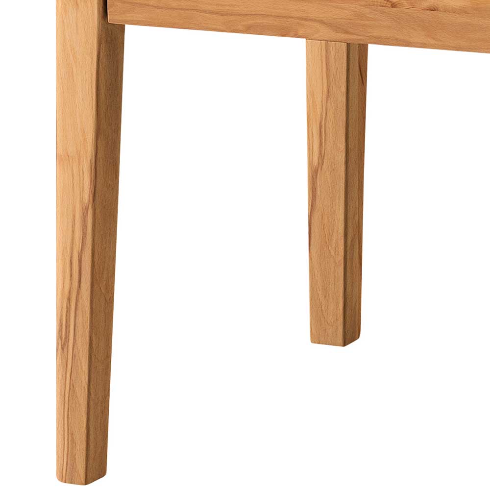 Holz Nachttisch aus Wildbuche massiv - Emjana