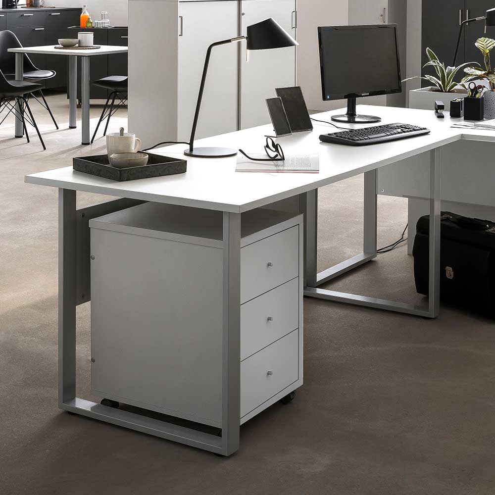 160x75 Bürotisch Schreibtisch in modernem Design - Elonis